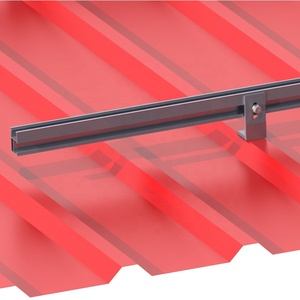 Sistema de Soporte de Montaje para Paneles <span class=keywords><strong>Solares</strong></span> de Aluminio Yuens OEM, Forma de L, Placa Impermeable para Techos Metálicos, Buen <span class=keywords><strong>Precio</strong></span> para Techos de Tejas - Product Image 3