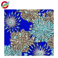 Uniformes scolaires africains produit personnalisé broderie tissu spandex africain wax polyester vêtement