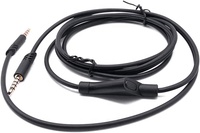 Untuk Logitech ASTRO A10/A40/A30/A50/G233/G433 Kabel Pengganti Audio Inline 2M dengan Jaket PVC Mute Konektor 3.5mm