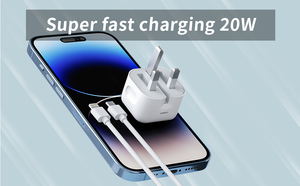 Sạc nhanh iPhone kèm hộp, củ sạc chuẩn UK, cáp sạc chất lượng cao - Product Image 5