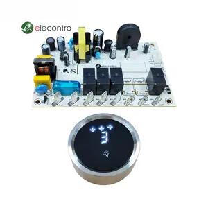 バックライトキッチンレンジフードPCBボード付き電子ノブタッチスイッチコントロールパネル