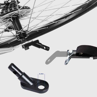 Remorque de vélo pliable pour animaux de compagnie, poussette avec roues de 20 pouces, 2 portes, réflecteurs, cadre en acier inoxydable, capacité de charge de 60 kg, plateforme OEM pour le shopping