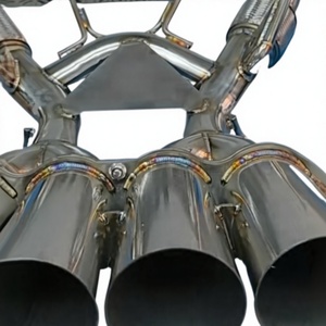 Sistema de escape de alto rendimiento, superventas, de acero inoxidable, tubo recto, Catback, para McLaren 765LT, sin válvula - Product Image 4
