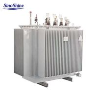 Transformateur de distribution immergé dans l'huile SinoShine, économique, à petite capacité, 160 KVA, 250 KVA, 500 KVA, très vendu