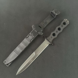 Cuchillos Multifuncionales Personalizables BM 185BK Socp, Hoja Fija de Acero Inoxidable de Alta Calidad y Mangos G10 de 200MM, Soporte OEM - Product Image 4