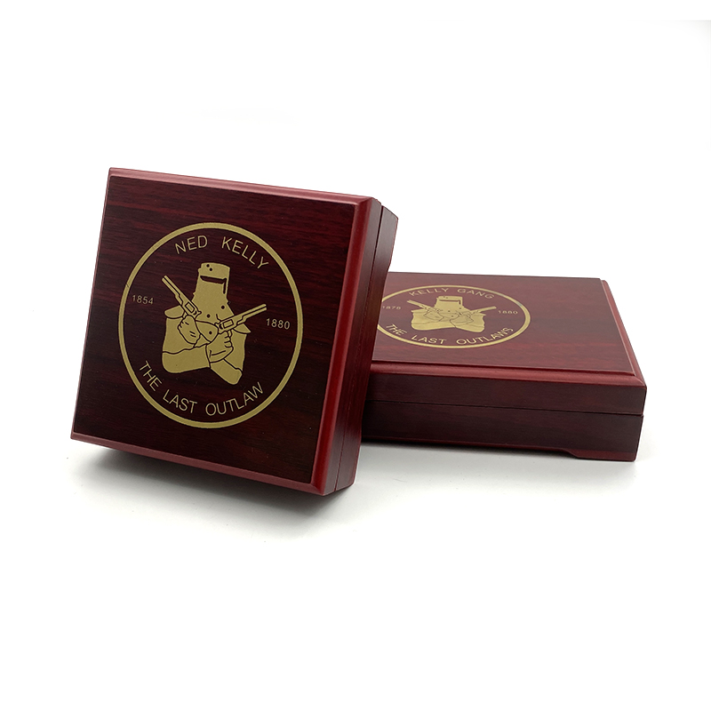 WD бесплатный образец на заказ, внутренний бархат, золотой, серебряный слиток, встраиваемая монета, деревянные упаковочные коробки