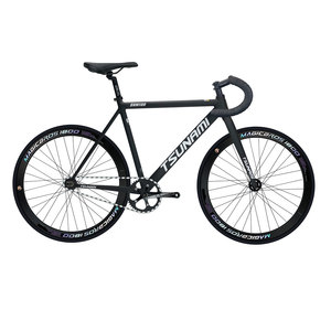 Vélo <span class=keywords><strong>Fixie</strong></span> TSUNAMI, cadre en alliage d'aluminium, 700C, vitesse unique, vélo de course sur route léger, vélo à pignon fixe pour <span class=keywords><strong>homme</strong></span> - Product Image 3
