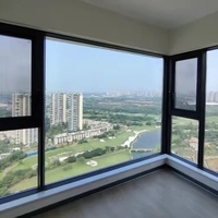 Ventanas de Aluminio con Aislamiento Térmico de Calidad Alemana, Perfil de Rotura de Puente Térmico, Triple Acristalamiento para Villas de Lujo