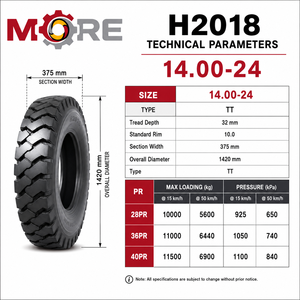Pneu de niveleuse à haute traction, résistant à l'usure, pneu OTR, pneu tout-terrain robuste pour le nivellement et le façonnage des routes - Product Image 3