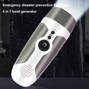 Linterna Multifuncional de Manivela con Radio, Alarma de Prevención de Desastres, Generador de Energía USB para Teléfono Móvil - Product Image 2