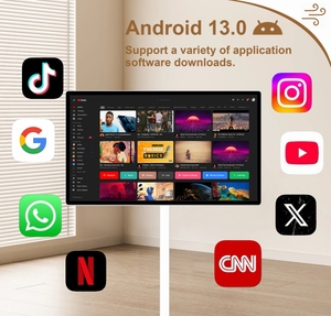 สมาร์ททีวีพกพาหน้าจอสัมผัสระบบแอนดรอยด์ พร้อม WiFi ฉายภาพจากมือถือบนล้อเลื่อน ความคมชัดระดับ HDTV สำหรับการใช้งานที่ยืดหยุ่น หน้าจอสัมผัสอัจฉริยะ - Product Image 1