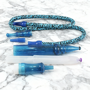 Embouts de tuyau de narguilé en plastique colorés à imprimé léopard pour chicha, accessoires pour fumer froid, pour bar et fête - Product Image 4