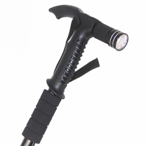 Bâtons de <span class=keywords><strong>marche</strong></span> télescopique de montagne ultra-légers en plein air, poteau de randonnée <span class=keywords><strong>nordique</strong></span> en Aluminium ultraléger avec lumière - Product Image 3