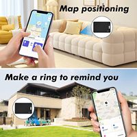 Mini traceur GPS intelligent avec recharge sans fil, localisateur par satellite certifié MFI pour iOS, étanche IPX5, portée de 40 m