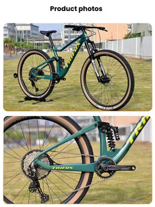 Bicicleta de Montaña de Fibra de Carbono con SHI | Cambio de Marchas de Precisión MANO M6100 con <span class=keywords><strong>Manillar</strong></span> Integrado para Ciclismo Profesional - Product Image 3