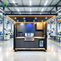 Cuisine extérieure modulaire professionnelle pour barbecue et équipement de cuisine d'extérieur