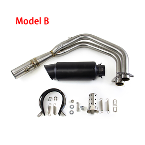 Para <span class=keywords><strong>Kawasaki</strong></span> <span class=keywords><strong>Vulcan</strong></span> <span class=keywords><strong>S</strong></span> 650 EN650 VN650 2015-2025 Tubo de enlace de escape Silenciador Consejos Sistema de deslizamiento - Product Image 4