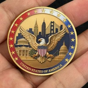 Moneda Conmemorativa de Aleación de Zinc Personalizada: Serie Estadounidense, 250.º Aniversario de la Independencia de los Estados Unidos, Antorcha de la Estatua de la Libertad - Product Image 4