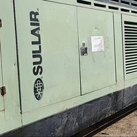 Compresseur d'air Sullair1400SRH d'occasion, alimenté par un moteur CAT ; puissance de 522 kW, pression nominale de 30 bars, débit d'air de 38,2 m³/min. ABT399
