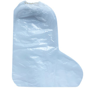 CE Diakui 50 Hitungan Ukuran Besar Elastis Atas Sepatu Bot Sekali Pakai 4 Mil Jelas Polietilen Tahan Air Penutup Boot Sekali Pakai - Product Image 2
