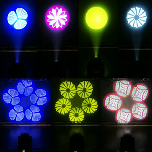 Luz de escenario con cabezal móvil de 100w, luz gobo con cabezal móvil de 100w, luces de patrón con cabezal móvil para DJ, discoteca, concierto. - Product Image 2