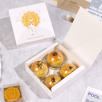 Boîtes à gâteaux personnalisées écologiques Boîte à desserts en papier Emballage pour traiteur avec fenêtre