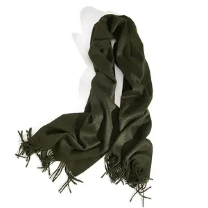 Luxury thick shawl knitted pashmina winter plain ladies 100 cashmere women scarves 60*180cm