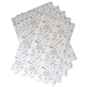 Wholesale Customized Printed Logo and Size Food Safe Grade Burger <b>Paper</b> Greaseproof Deli Meat <b>Wrapping</b> Wax Coated <b>Paper</b> - Product Image 6