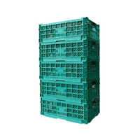Boîte pliable en plastique de 50l, de qualité alimentaire, caisse de travail, conteneur de stockage de fruits et légumes, respectueux de l'environnement