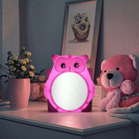 OEM GL-W004 Plug in cadeau dessin animé hibou lampe à LED led veilleuse de chevet pour les enfants chambre décoration nuit