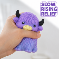 Jouet Squishy Vache des Highlands Kawaii
