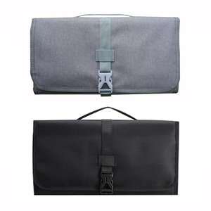 Neceser de viaje plegable, organizador de herramientas de peluquería, organizador de rizador de pelo, bolsa de almacenamiento con gancho - Product Image 2