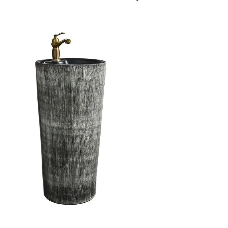 Керамическая Вертикальная раковина Jingdezhen ручной работы для ванной или сада