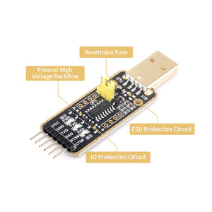 Módulo USB a UART, conectores Micro / Mini / Tipo-A / Tipo-C, transmisión de alta velocidad, compatible con múltiples sistemas - Product Image 4
