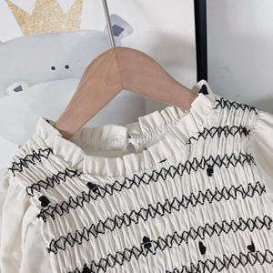 Blusa de Otoño para Bebés Niñas, Camisa con Mangas Abullonadas para Niñas Pequeñas - Product Image 2