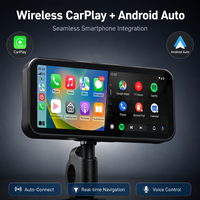 Bestsonic - Navegador GPS para Motocicleta de 6.25 Pulgadas, Resistente al Agua IP67, Pantalla Táctil, Control Remoto, Bluetooth, Siri