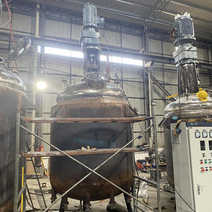 Cosmetics Manufacturing Reactor Vacuum Epoxy <b>Resin</b> Production Machine Line High Pressure Agitated Reactor - Product Image 4
