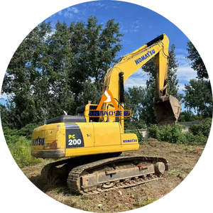 Komatsu 210/21Ton Construction Farm Earth Moving Use Digger Excavators Used Hydraulic PC210 In Hefei Low Price High Performance - Product Image 1