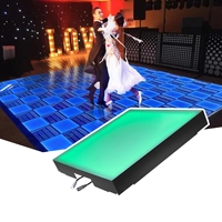 RVB extérieur imperméable a mené la piste de danse légère de mariage d'étape du miroir 3D