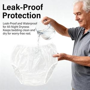 En stock, Short de <span class=keywords><strong>protection</strong></span> imperméable en TPU <span class=keywords><strong>pour</strong></span> adultes, <span class=keywords><strong>lavable</strong></span>, <span class=keywords><strong>pour</strong></span> l'<span class=keywords><strong>incontinence</strong></span> et les femmes post-partum - Product Image 4