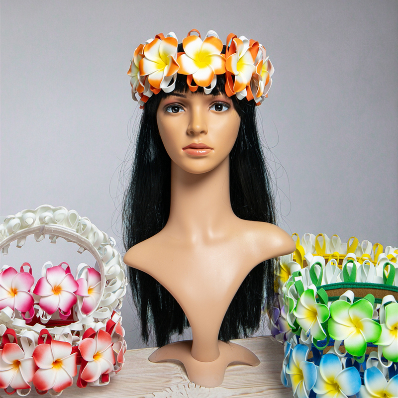 Fabric Spiderlily Hair Clip with Plastic