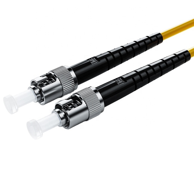 BRUNSMEN Factory ST to ST Single Mode Single Core Fiber Optical Patch Cord for Indoor WLAN with 1 Year Warranty