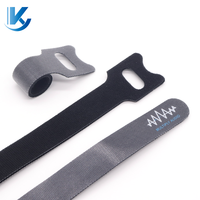 Attaches de câble élastiques avec logo personnalisé KY Rubans velcro à crochets et boucles de meilleure qualité avec longueur personnalisée