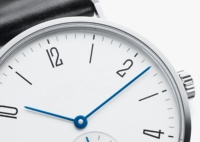 Montre élégante classique moderne en acier inoxydable trempé, petite seconde, 40 mm, étanche, verre saphir, pour homme et unisexe