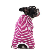 Vêtements rayés pour chiens, combinaison à quatre pattes pour petits chiens, caniche, teddy, schnauzer, unisexe, vêtements pour animaux de compagnie toutes saisons, vente en gros