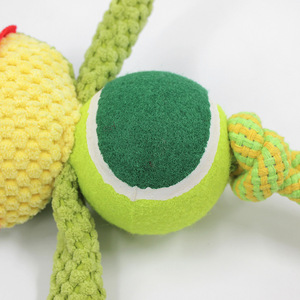 Jouet à mâcher pour animaux de compagnie en corde de coton, mignon et résistant aux morsures, pour chiot, interactif, couineur, pour le nettoyage des dents molaires - Product Image 3