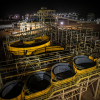 Usine de lixiviation de roche CIL à l'échelle moyenne et grande, très demandée, pour le traitement complet de la pulpe de minerai et l'équipement de séparation de l'or