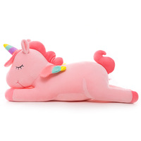 Nouvelle peluche licorne de luxe personnalisée avec logo, grande taille, couleur blanche, poupée licorne, cadeau pour enfants