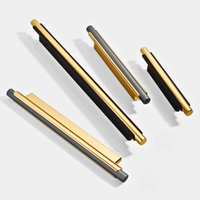 Poignées et boutons de meubles d'hôtel modernes ZERUN, poignées carrées en aluminium durables pour portes d'armoires de cuisine, chambre et salle de bain