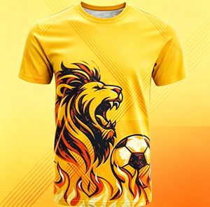 T-shirt col rond imprimé pour homme, maillot de supporter de football essentiel pour la Coupe du Monde 2026 des Pays-Bas, haute qualité, maille respirante 100 % polyester - Product Image 3